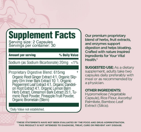 MALEVA™ Debloat Support Capsules