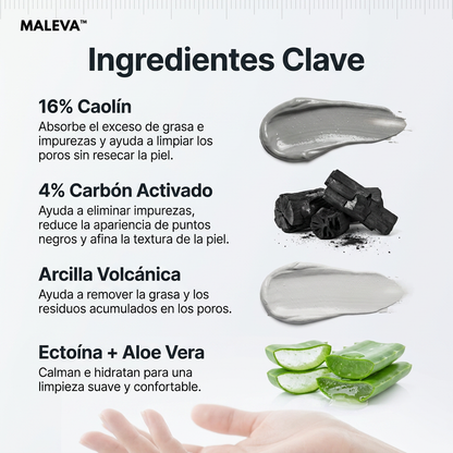 Maleva™ Barra de Arcilla Volcánica